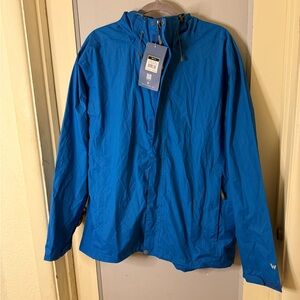 White Sierra Men's Vibrant Blue Raincoat XL NWT